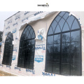 10 Year Warranty Energy Efficient USA NFRC Standard Fire Rated Aluminium tempered glass fixed Corner window